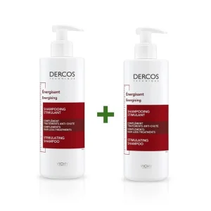VICHY Dercos Champú Anticaída Estimulante Energizante DUPLO 2x400ml