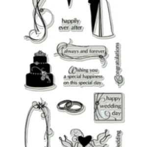 Sellos de polímero Boda / Wedding 97892