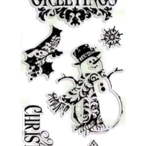 Sellos de Polímero Navidad / Ornate Christmas 98400