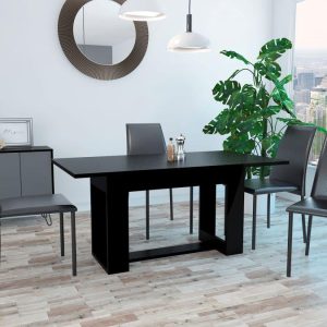 Comedor Volder, Wengue, con Amplia Superficie, No Incluye Sillas