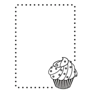 Embossing Cupcake / Folder de Grabado Marco Cupcake