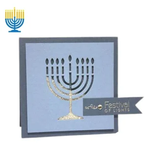 Suaje de Corte de Candelabro Judío / Menorah Die