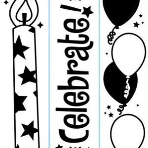 Embossing Birthday 3 Pack / Folder de Grabado Cumpleaños