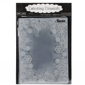 Snowflake Trim Embossing / Folder de Grabado Marco Copo de Nieve