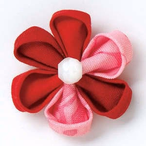 Plantilla para hacer flores de tela / Kanzashi Round petal extra small