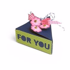 Thinlits Triangle Box / Suaje de Corte Rebanada de Pastel