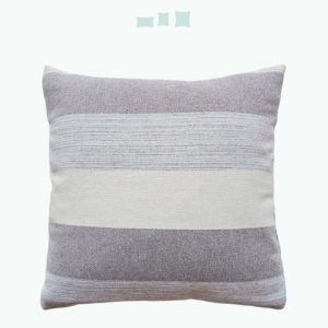 22 Funda para Cojín Rústico Rayas