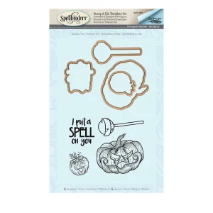 Spell On You Dies & Stamps  Set / Suajes de Corte y Sellos de Hechizo