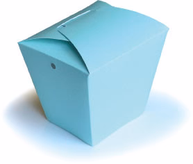 Suaje de Cajita tipo Comida China / Small Takeout Box