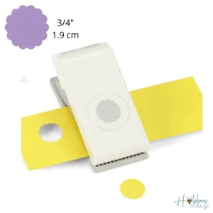 Slim Punch Scalloped Circle 3/4" / Perforadora de Círculo de Escalopa 1.9 cm