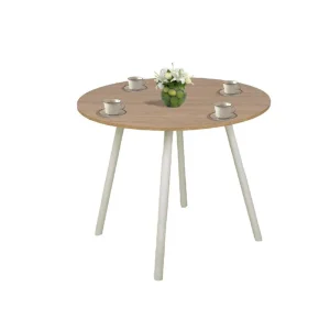 Mesa de Comedor redondo 4p (75x80x80) vienes