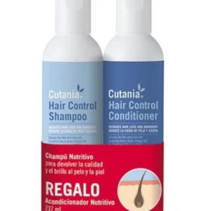 Vetnova Cutania Hair Control Pack Champú y Acondicionador 236ml + 236ml