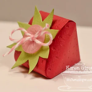 Suaje de Corte de Cajitas en forma de Fresa / Berry Box