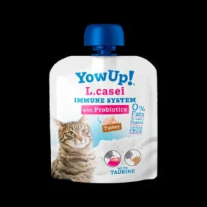 Yowup L.Casei Pavo Alimento para Gatos 10x85g