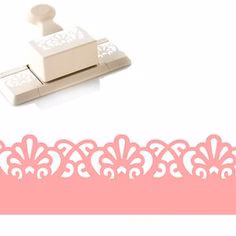 Fans and Flourishes Deep Edge Punch / Perforadora Orilla Profunda Abanico y Adorno