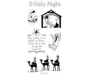 Sellos de Polímero de Noche Sagrada  / O Holy Ninght 99506