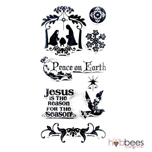 Sellos de Goma Cling Paz en la Tierra / Peace on Earth 182601