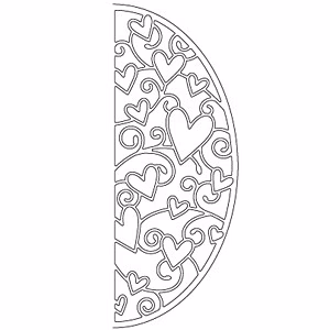 Loving Hearts Arch / Suaje de Corte de Arco de corazones