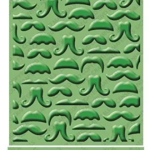 Embossing Folder Mr. Maverick / Folder de Grabado Bigotes y Peine