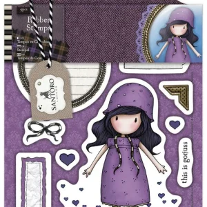 Sellos de Goma Cling Gorjuss / Gorjuss Rainy Daze