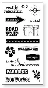 Sellos de Goma Cling Viaje / Road Trip 03-013382